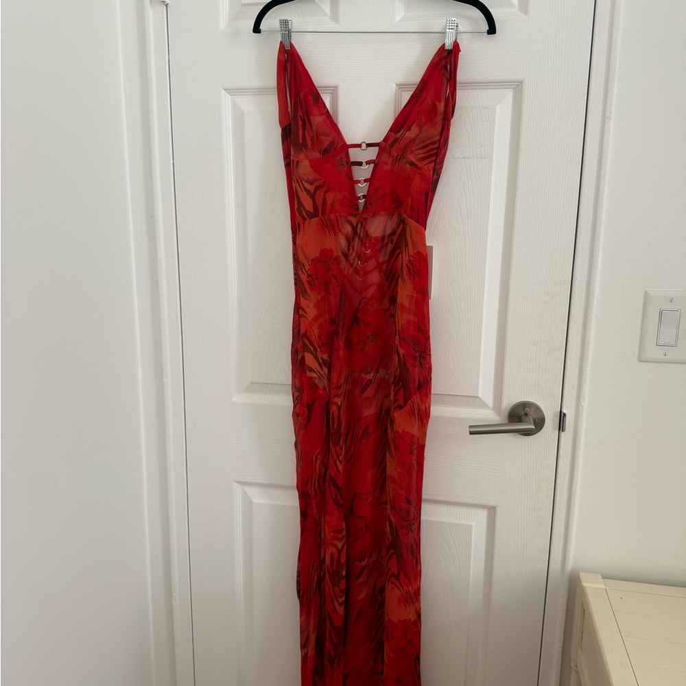 AZORES MAXI DRESS SCARLET MIRAGE